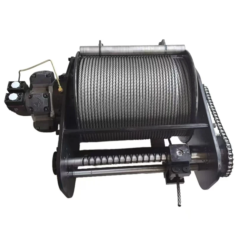 Ton High Speed Hydraulic Winch Lift Goods