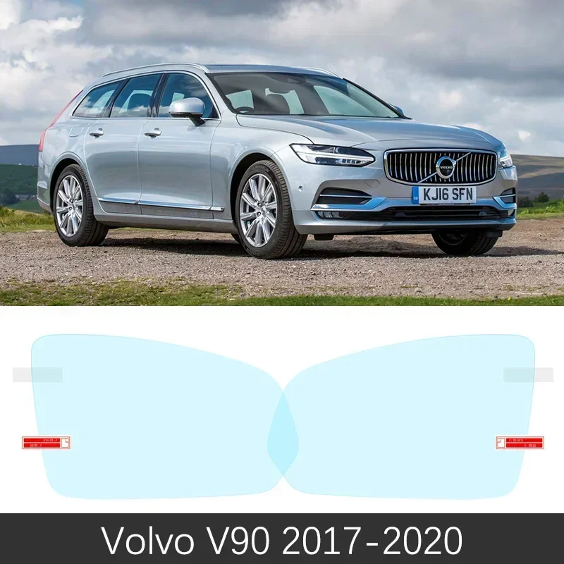 Full Cover Rainproof Anti-Fog Film For VOLVO S90 V90 V90 CC 2017 2018 2019 2020 Rearview Protective Mirror Stickers Accessories
