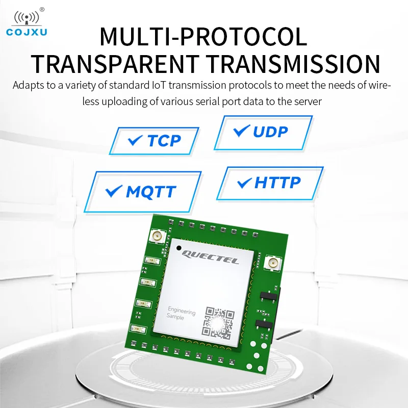 وحدة 4G Cat1 نقل البيانات الشفافة TTL إلى 4G COJXU E840-TTL(EC05-DNE) تدعم MQTT Modbus TCP إلى TRU FOTA وصلة متعددة