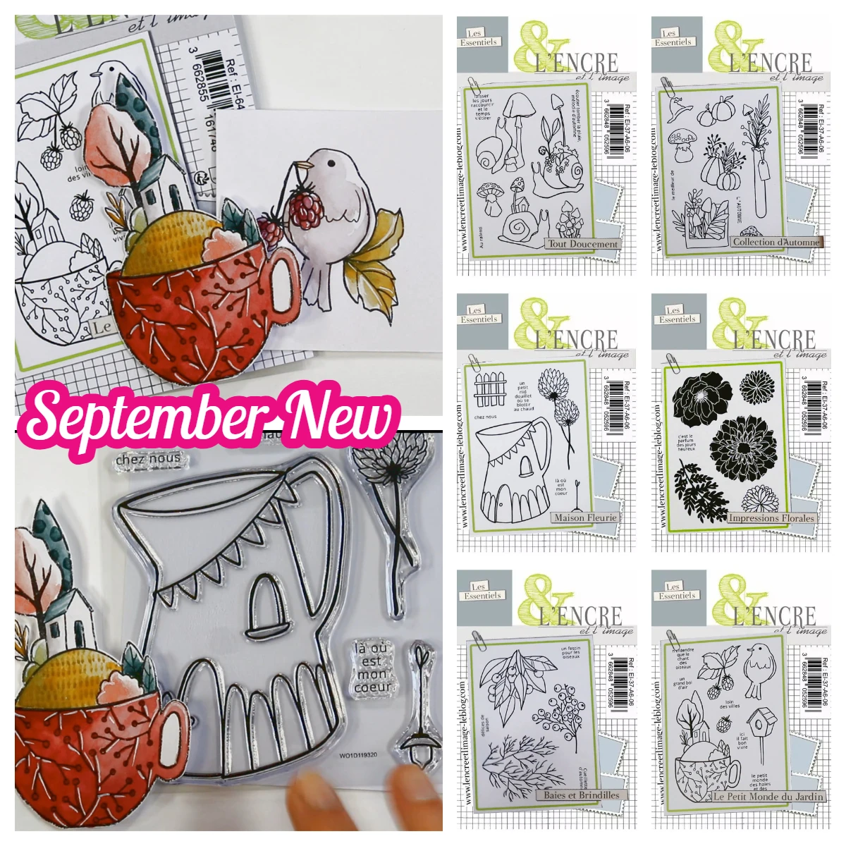Arrival New Les Plus Beaux Bouquets Stamps DIY Hiver Enchanté Stamp Stencil Scrapbooking Flowers Le Langage Mold Craft Engraving