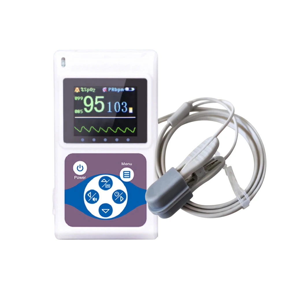 Color screen display CONTEC CMS60D-VET veterinary pulse oximeter for dog