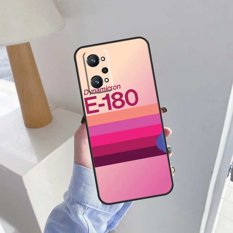 حافظة شريط VHS ريترو لهاتف Realme C71 C67 C51 C75 C63 C61 C65 C55 C53 C35 10 11 12 13 14 Pro Plus GT6 GT7 Pro