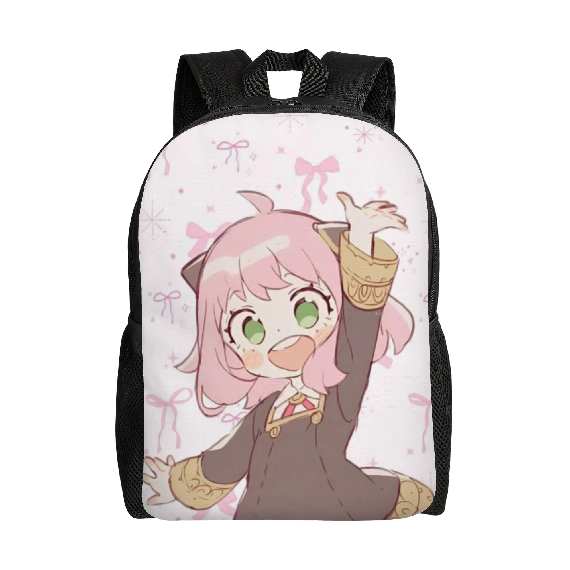 Back to school season Zipper Closure Jumping with joy Storage Bag SPY×FAMILY Students Backpack