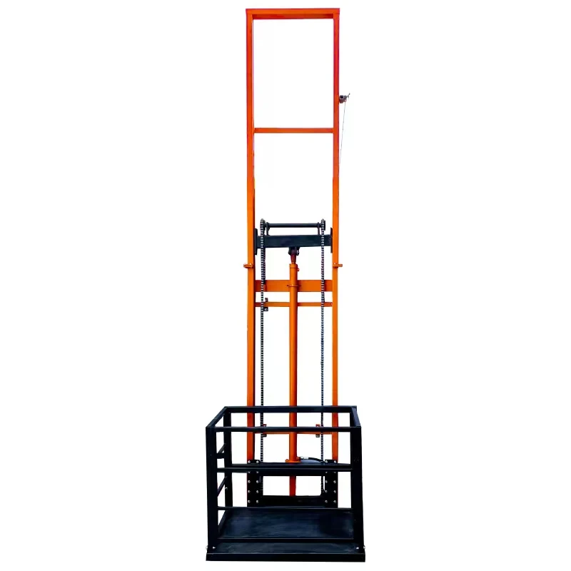 Small electric elevator hydraulic cargo elevator lifting platform workshop warehouse monorail hoist