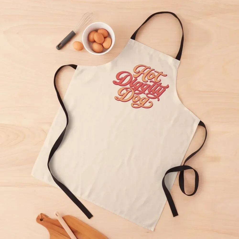 

Hot Diggity Dog 02 Apron Korean nail tech supplies christmas kitchen Apron