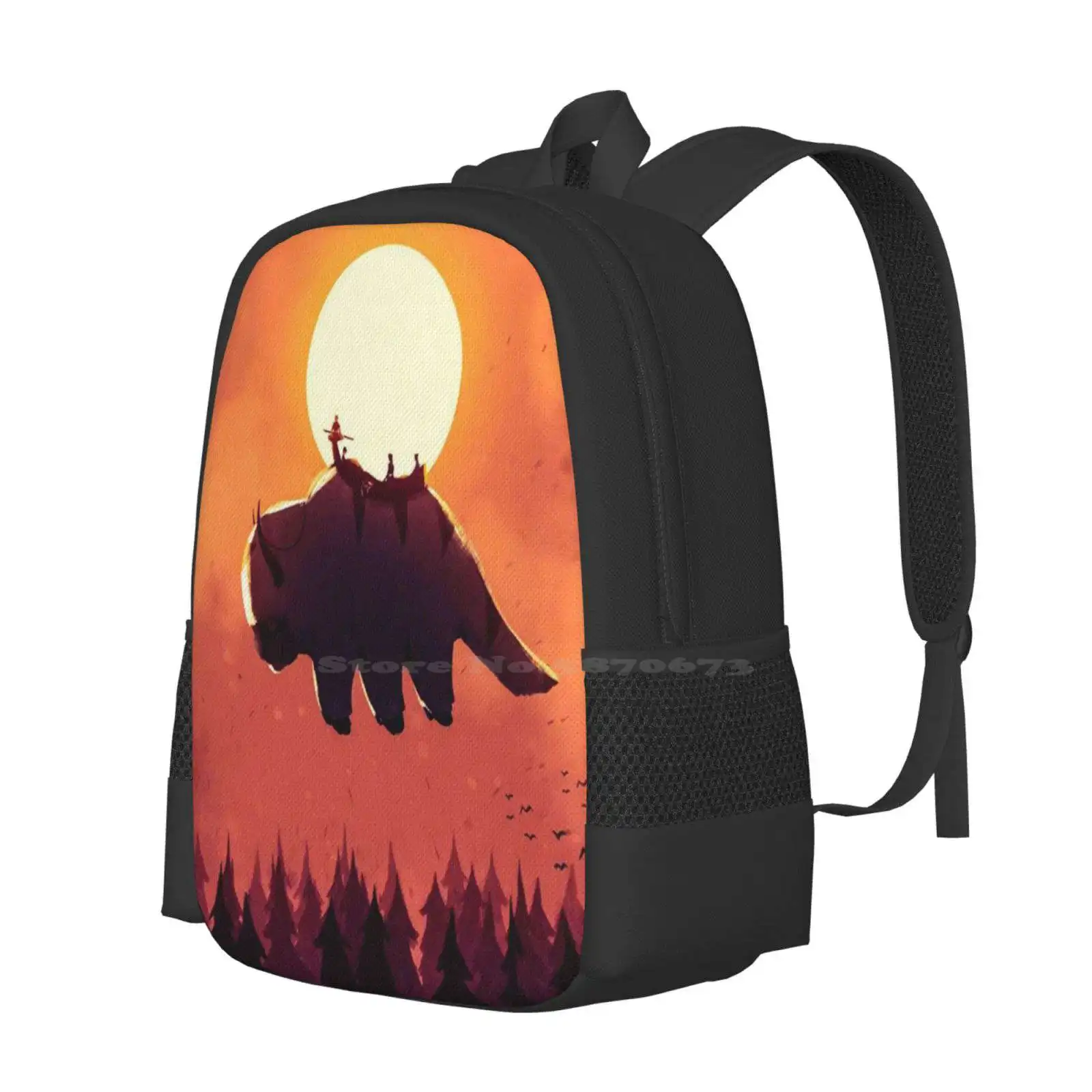 The Last Airbender 10 School Bags For Teenage Girls Laptop Travel Bags Toph Firelord Aang Katara Suki Watertribe Fire Nation