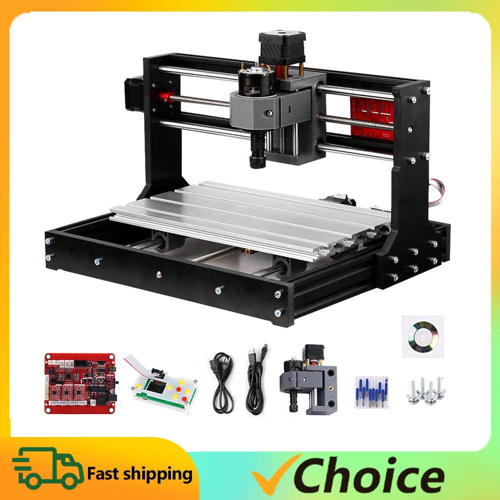 Upgrade Version CNC 30*18 Pro GRBL Control DIY Mini CNC Machine 3 Axis Pcb Milling Machine Wood Router Engraver Controller