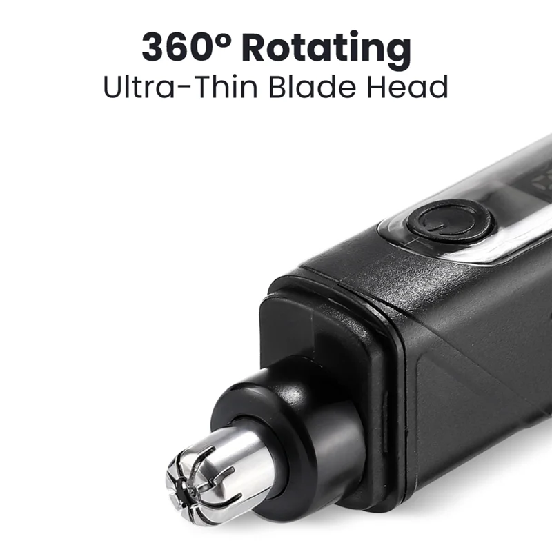 ميني تنفيذ ماكينة حلاقة المقص الكهربائية الأنف الشعر المتقلب للرجال النساء الأذن الرقبة أداة قص الحواجب ماكينة حلاقة رجل نظيف المتقلب-B27C #5