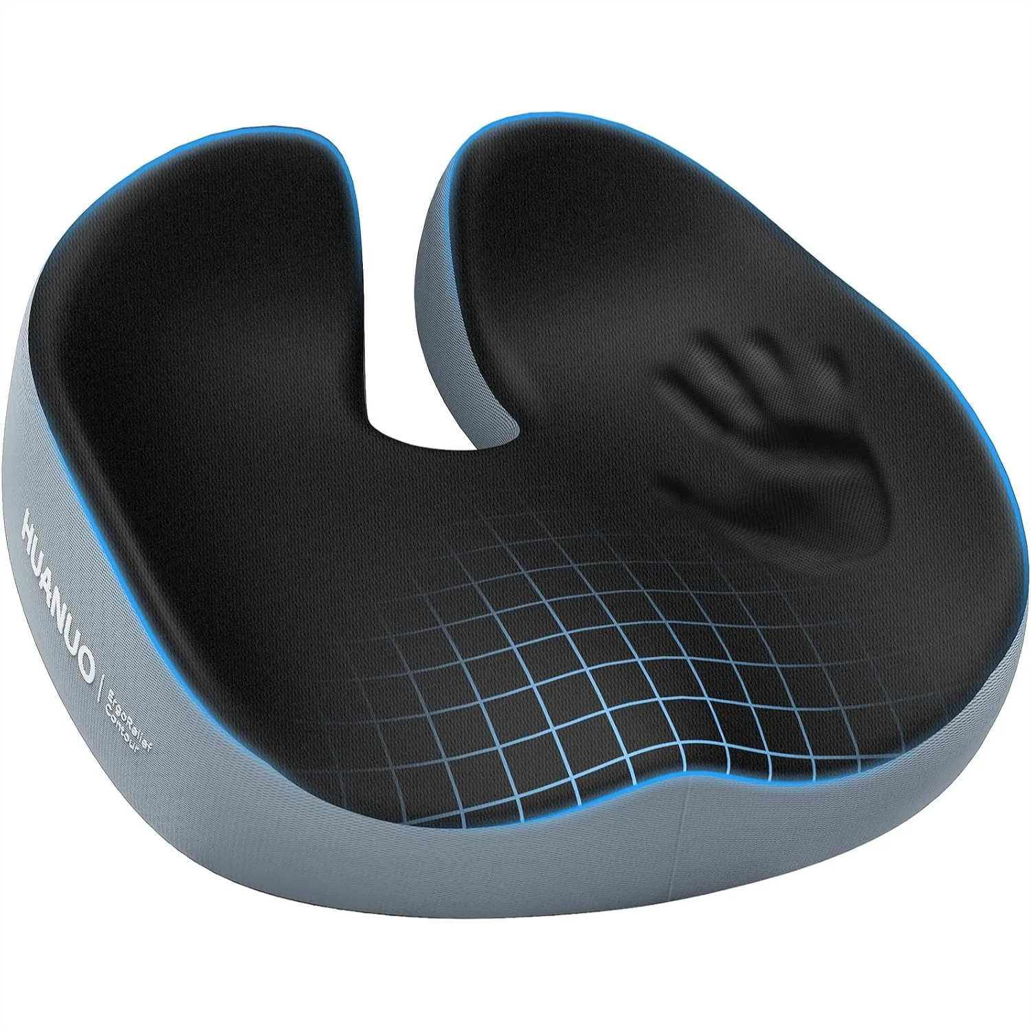 Extra Large Memory Foam Ergonomic Seat Cushion