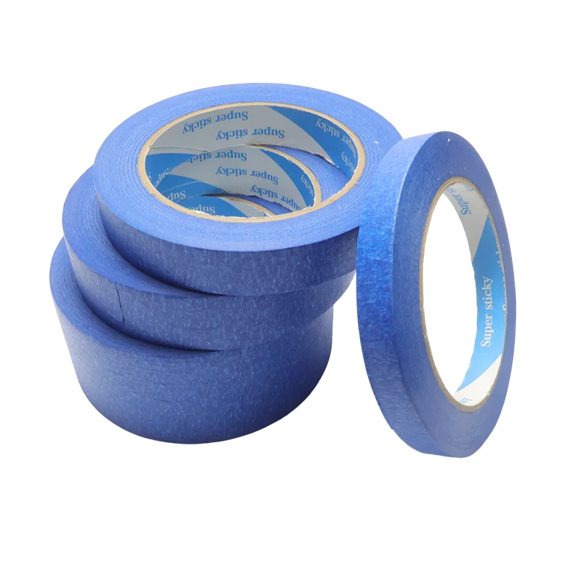 New Blue Painters Tape, 1/2 Inch,3/4 Inch,1 Inch,2 Inch, Multi Size Painting Masking Tape, Clean Release Paper Tape for Home
