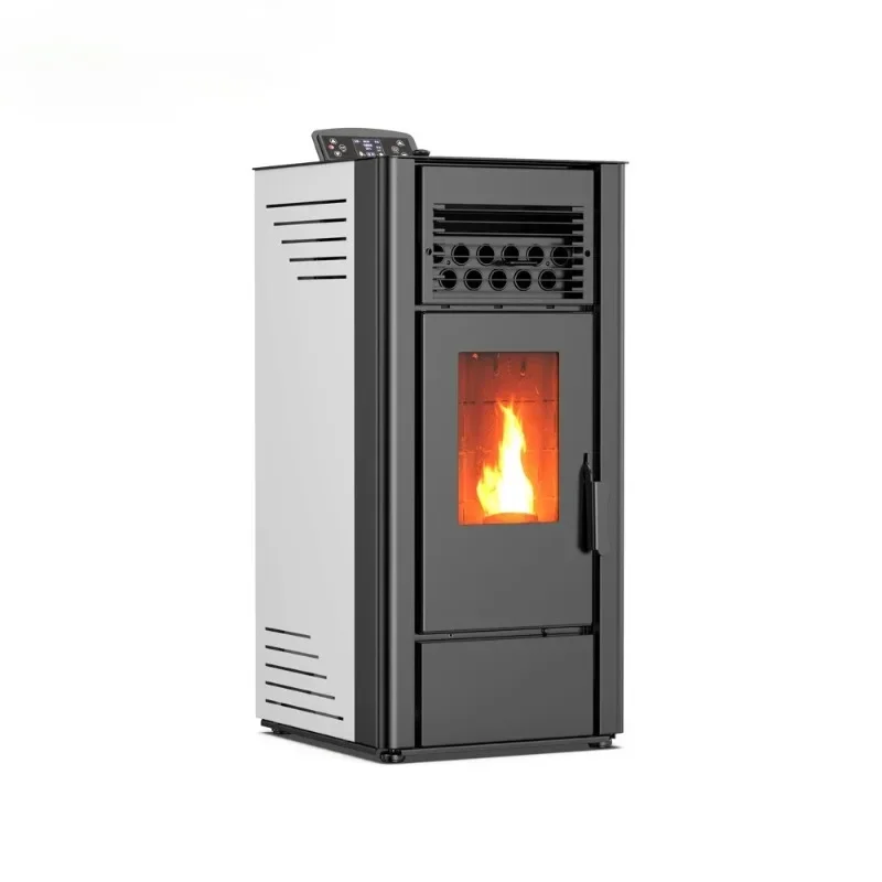 

KT0904A 9kw Home Pellet Heater Fireplace with Wifi Control System Indoor Freestanding Automatic Feeding Pellet Stove for House
