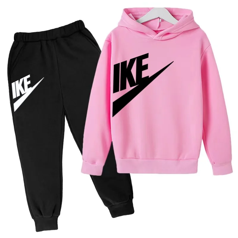 

Two-piece Hoodies Fashionable Anime Clothing Casual Pants and Children's Hooded Sweatshirts Suitable for Boys Girls Aged 3 to 13