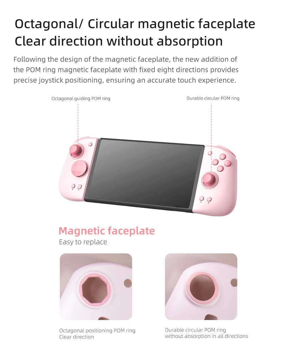 Mobapad M6s für Nintendo Switch Controller Pro, verstellbarer Joystick, Hall-Effekt-Controller, HD-Vibration/6-Achsen-Gyro JoyPad – Detail 11