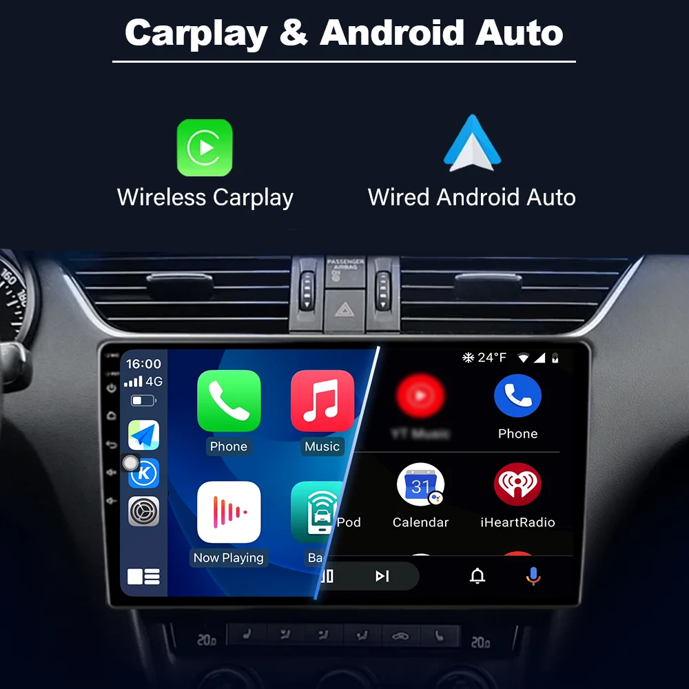 9 ‘’ Android Auto For Ford Focus 2 Mk2 2004 - 2011 Car Radio Multimedia Video Player Carplay Stereo 4G+WIFI GPS Navigation