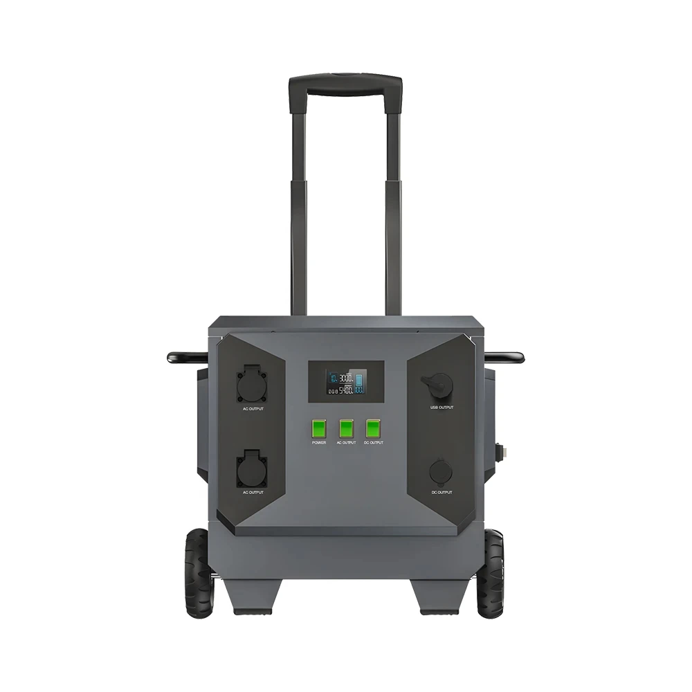 3000W 5000W Portable Power Stations Sodium Ion Battery Cells Emergency Backup Supply Solar Generator Power Station