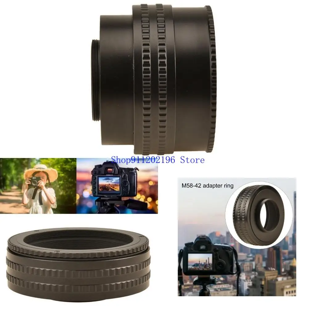 p82a実用的なm58からm42フォーカシングヘリコイドアダプター写真のためのカップリング