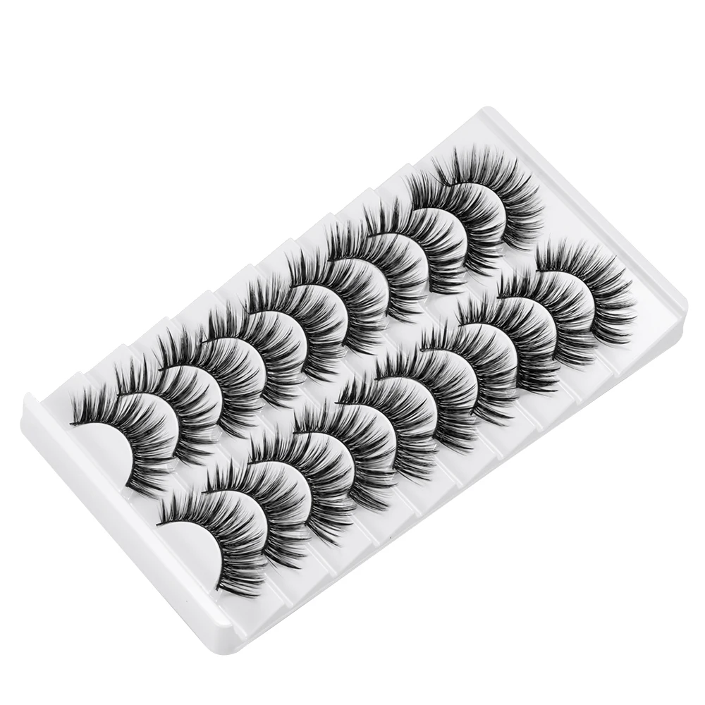 Beauty Full Strip False Eyelashes Natrual Long Cruelty-free Fake Eyelash Handmade Eye Makeup Tools Eye Lash Extension