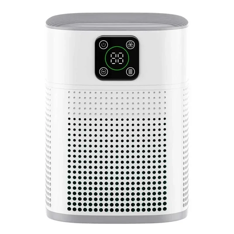 

HY1800 Household Air Purifier Protable H13 HEPA & Carbon Filters Smart Control Panel Efficient Purifying Home Air Cleaner