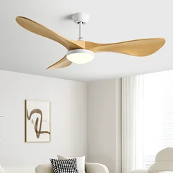 Ventilatore da soffitto a vento forte da 52 pollici Luce moderna semplicità Ristorante Ventilatore elettrico Ventilatore da soffitto per uso domestico con luce e controllo 220V