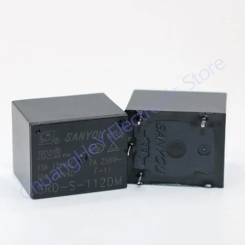 5PCS SANYOU SRD-S-105DM SRD-S-112DM SRD-S-124DM SRD-S-148DM 4PIN 10A 5VDC 12VDC 24VDC Power Relay Replaceable (JQC)HF3FF