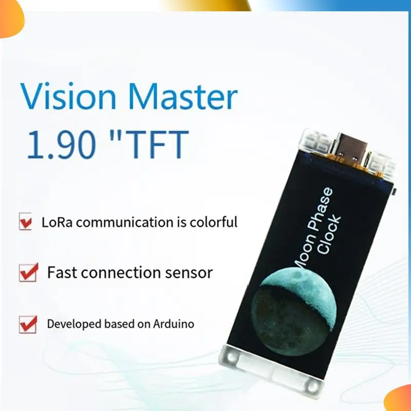 B48A nuevo módulo de ESP32-R8 de pantalla a Color TFT de 1,9 pulgadas Chip SX1262 protocolo Lorawan Bluetooth Wifi