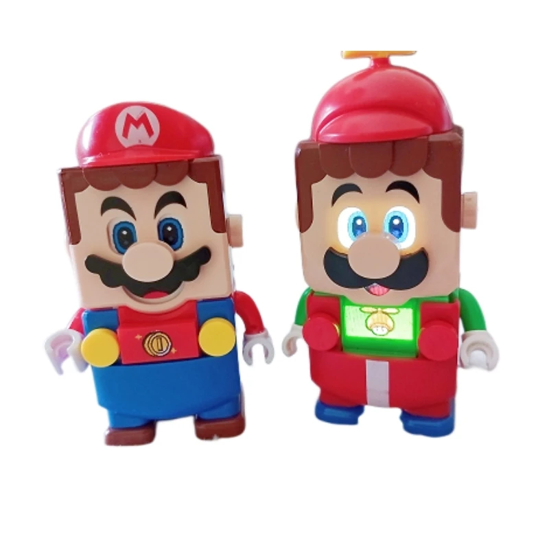 New Super Mario Bros Blocks Mini Buliding Blocks Action Toy Figures Assembly Toys Dolls Children Birthday gift for boy and girls