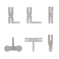 Feuille de Nickel Polygonale pour Batterie au Lithium 100, pour Machine à Souder par Points, 24 Feuilles de Connexion, 18650 Pièces