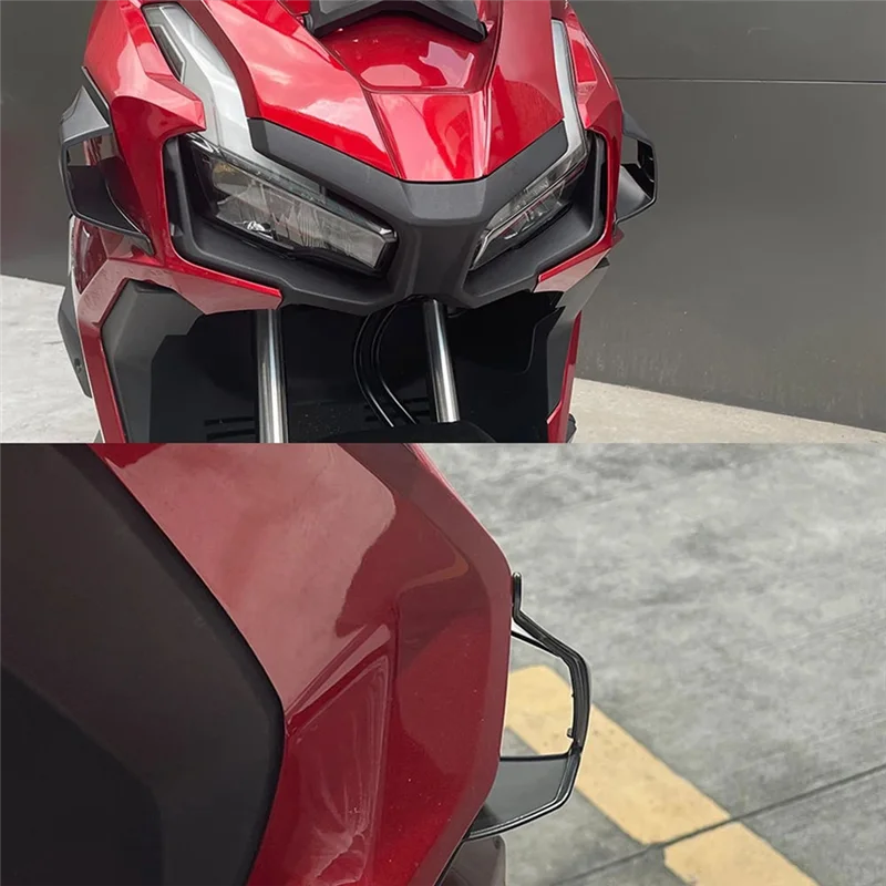 

Compact Front Fairing Winglets Aerodynamic Wing Shell Cover Protection Guards Kit For HONDA ADV160 Adv160 2022-2023(Black) Acces