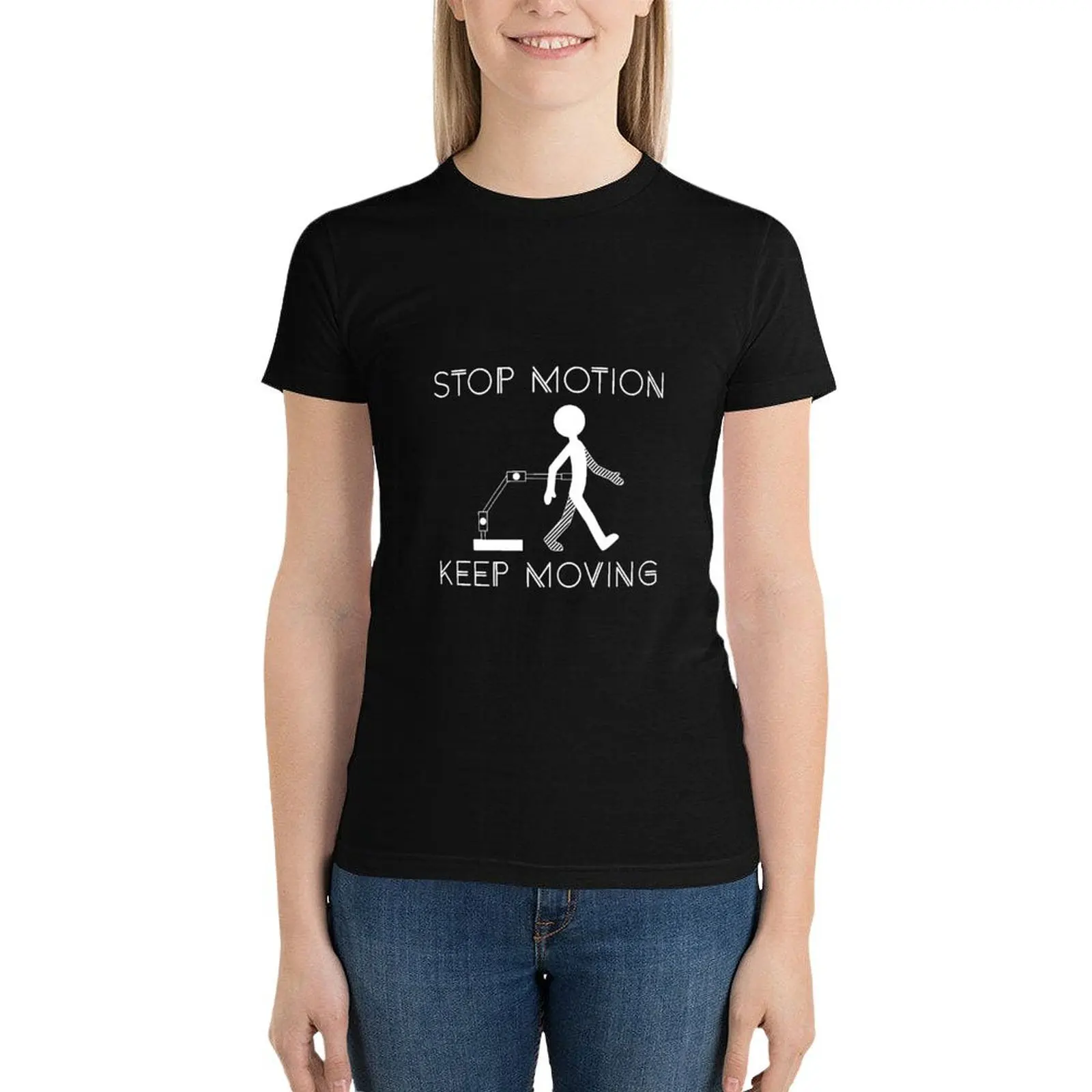 

Motivational Stop Motion Animator (Inverted) T-Shirt hippie clothes tees summer tops Women's t-shirt