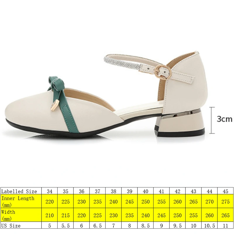 Koznoy scarpe da donna 3cm sandali con zeppa moda mocassino fibbia estiva donna punta tonda piattaforma in vera pelle naturale Bling comodo