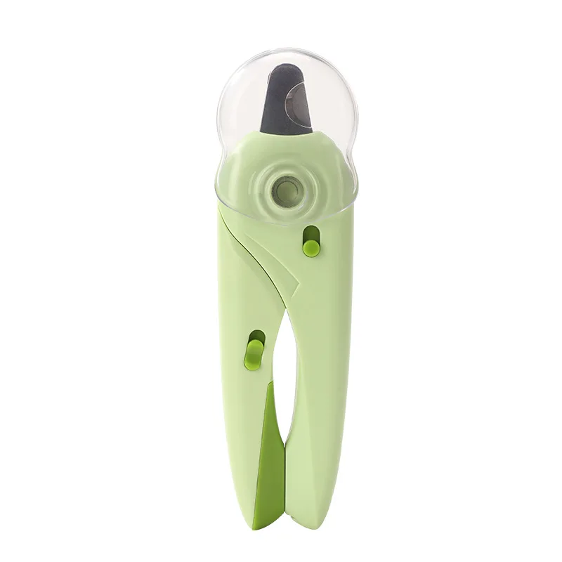 Pet Nail Clippers with File and LED Light Nail Cleaning Supplies for Professionals Pet Nail Trimmer Grooming Anti Splash Tool