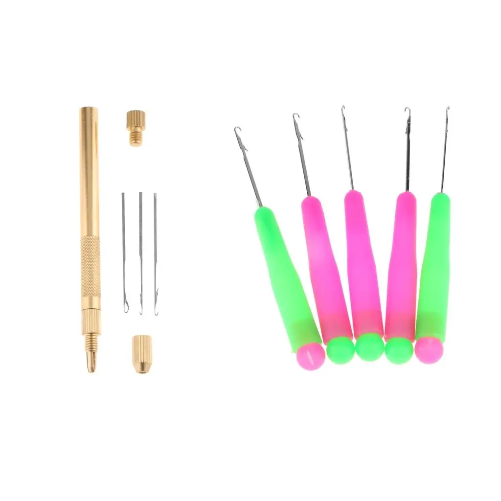 튼튼한 알루미늄 크로셰 거치대 풀링 후크 세트, 헤어 브레이딩 레이스 가발 헤어피스 토피 제작용, 1 거치대