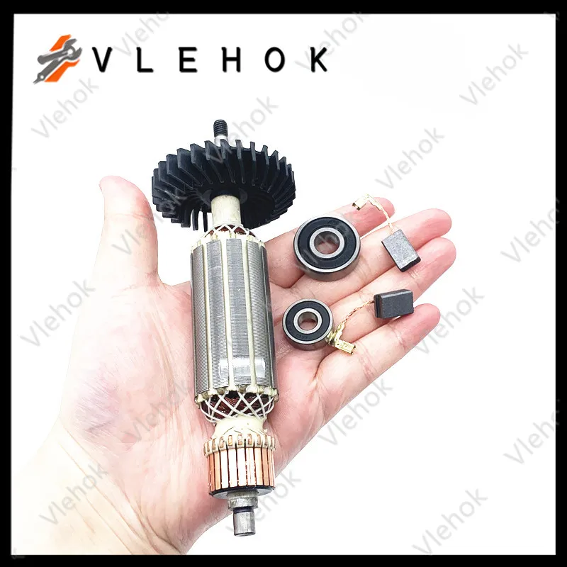 AC 220-240V Armature Rotor for  GA4030 GA5030 GA4530 GA5034 GA4534 GA4031 PJ7000 GA4030R GA4034