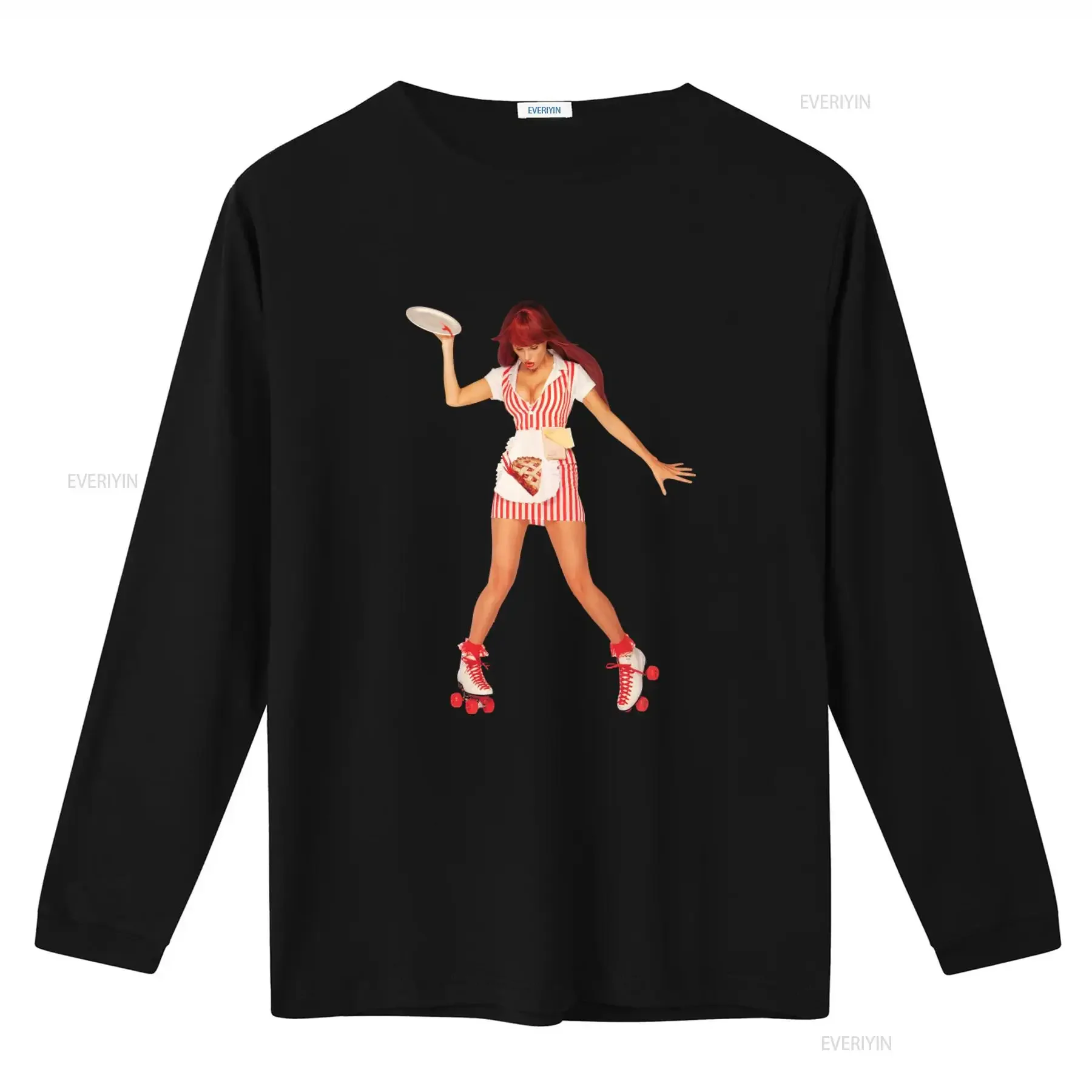 Warrant Sweet Cherry Pie Men's T Shirt Retro Waitress Design Hair Metal Band Vibe Perfect for Live Concert Fans vintage Washed