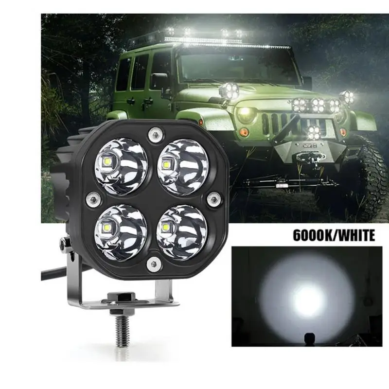 ضوء 3 بوصة Led بقعة ضوء العمل 12 فولت 24 فولت أضواء الضباب القيادة الطرق الوعرة 4X4 4WD Led الأضواء لشاحنة سيارة ATV SUV ATV UAZ موتو