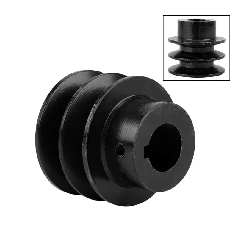 V Belt Pulley Bore Die Double Groove For Honda 168F 170F GX110 GX120 GX160 GX200 7HP ATV Go Kart Engines
