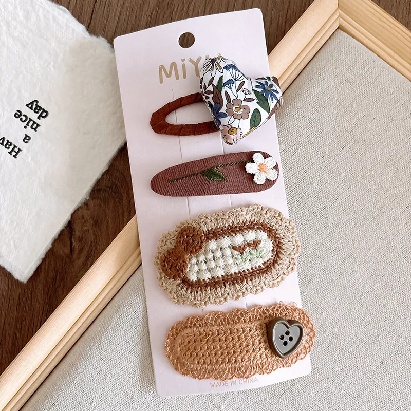 2025 Cute Bow Flower Hairpins Set Women Girls Children Hair Clips Pin Barrettes Accessories Hairclip Headwear Headdress Ornament — zdjęcie 6
