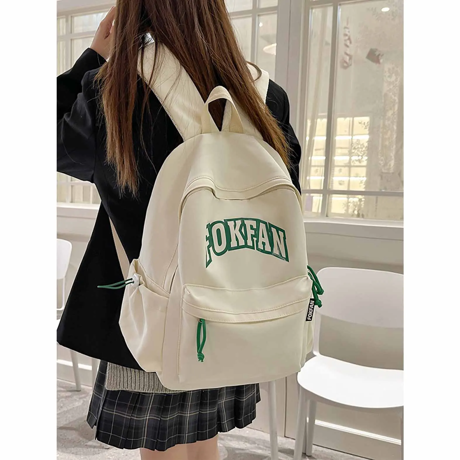 

Backpack women 2025 new Korean style high-value college student backpack versatile fashion lightweight travel shoulder bag