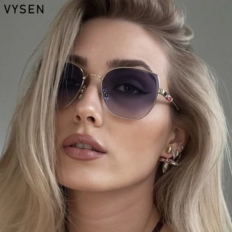 

Vintage Sexy Cat Eye Sunglasses Women 2025 Luxury Brand Trendy Metal Frame Square Sunglass For Lady Eyewear Outdoor Shades UV400