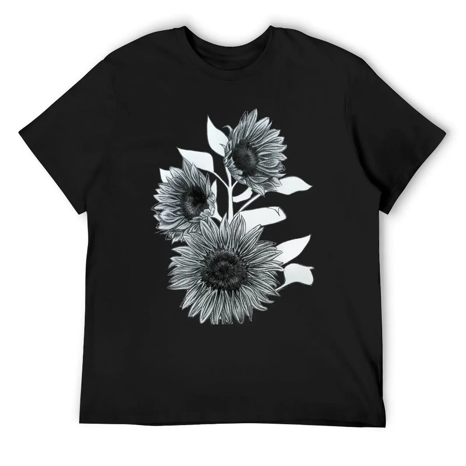 Sunflowers T-Shirt rapper graphic tees baggy shirts graphic tee shirt funny t shirts men