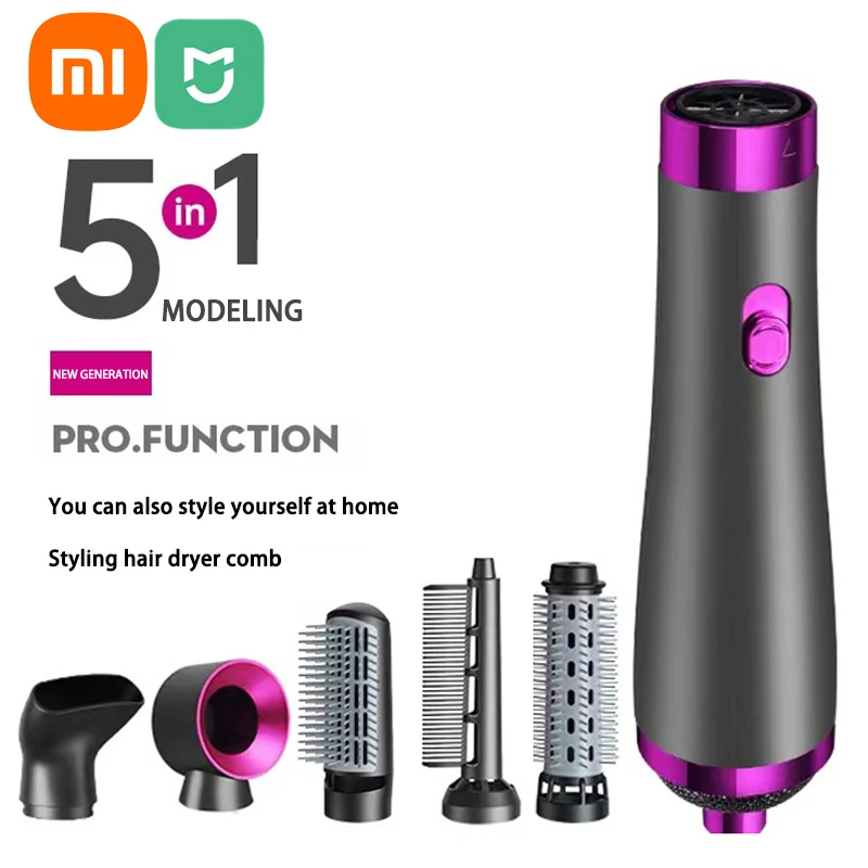 Xiaomi MIJIA 5 in 1 Multifunctional Hair Dryer Portables High Speed Hairdryer Professional Noise Reduction Constant Temperature