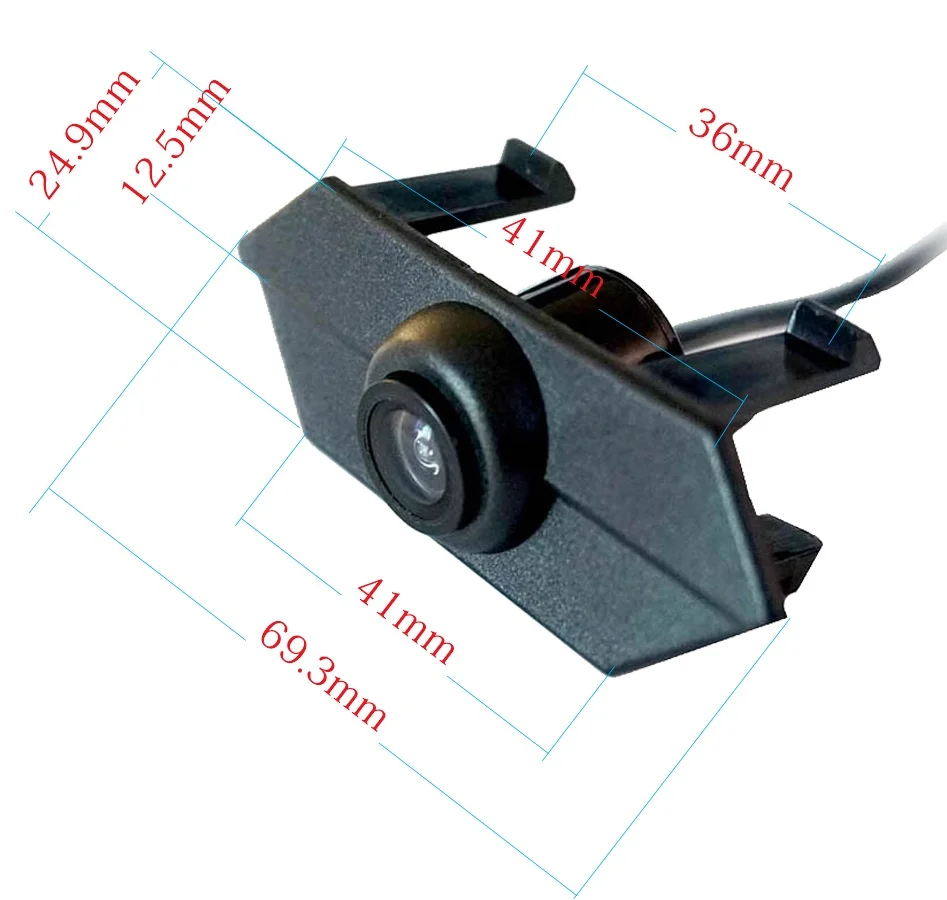 180deg fisheye view car front grille emblem camera 720P CCD HD  for Mazda CX-5 2013 2014 front camera night vision CVBS