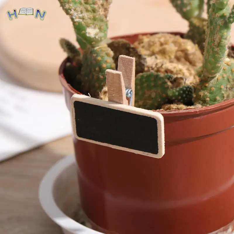 

50 шт., деревянные мини-прищепки для сообщений