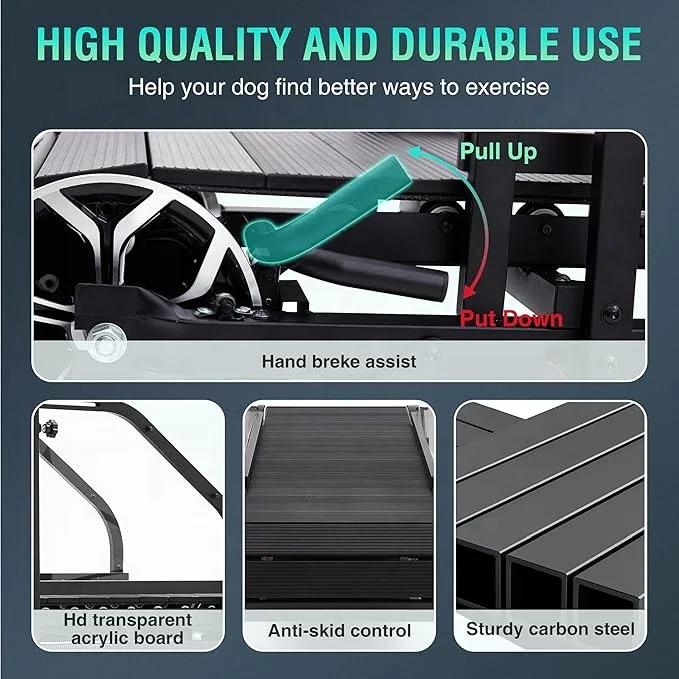 Best Sellers Pet Dog Treadmill for Large Dogs Canine Running Machine for Pet Health Fitness Running Exercise Equipment Slatmill