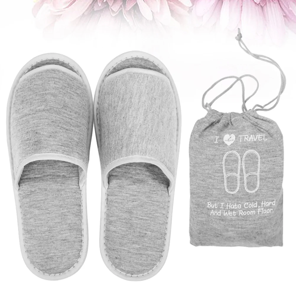 Portable Foldable Slippers Easy-to-clean -friendly Folding Travel Hotel