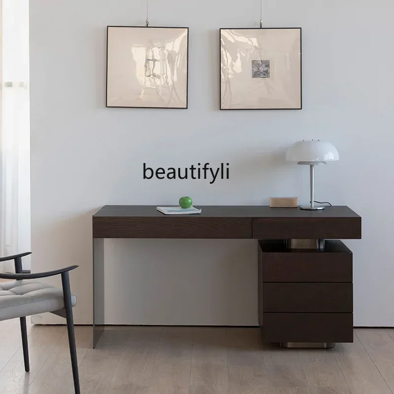 

xz1Home Bedroom Study Writing Desk Drawer Storage Rack Combination Modern Minimalist Desk living room furniture coffee table