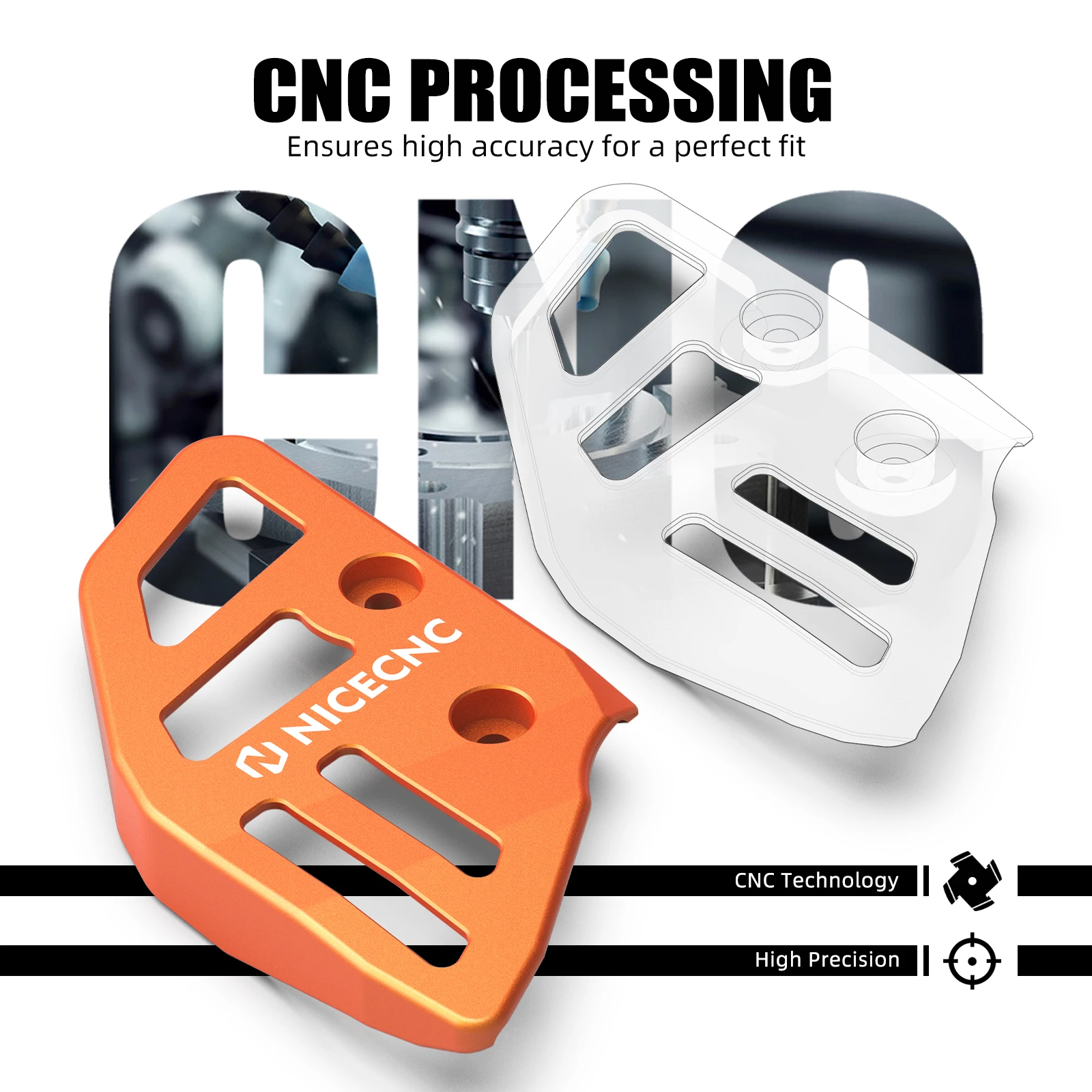 Pour KTM 790 890 Adventure/Adventure R 2019-2025 2024 2023 garde de maître-cylindre de frein arrière pour Husqvarna NORDEN 901 2022-2025