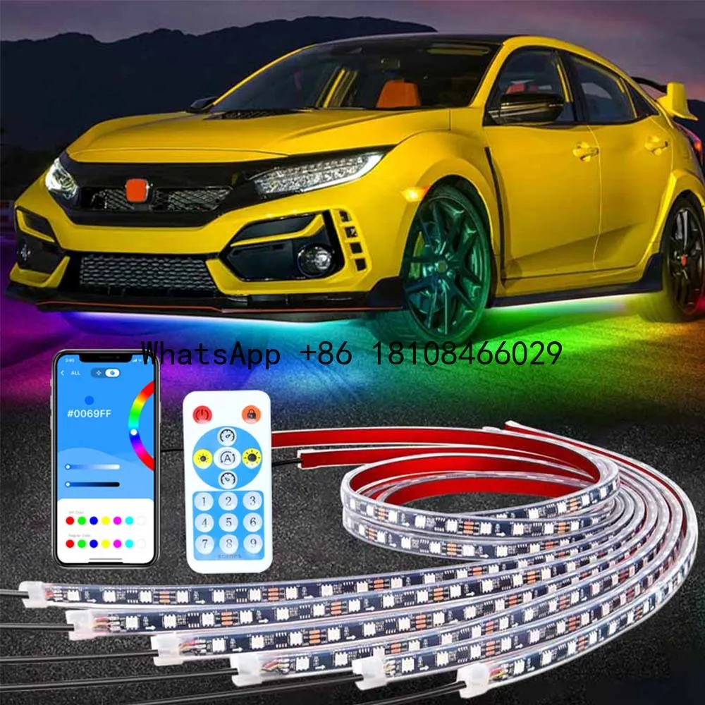 

3 Years Warranty Underglow LED Ambient Lighting Car Accessories Under Glow Waterproof IP68 Underglow Light Kit for Car