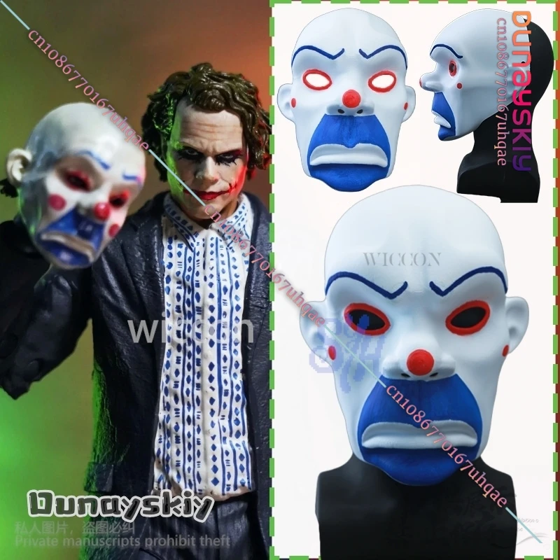 

Joker 3D Polylactic Acid Horror Mask Anime Movie Bank Knight Props Masquerade Halloween Christmas Party Gifts 코스프레