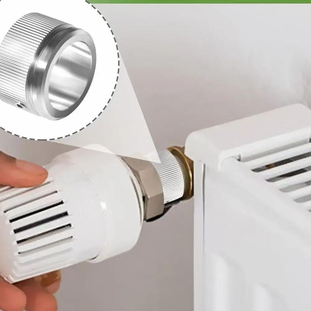 Metal Heating Valve Adapter For Thermostat M30x1.5 Radiator Control Converting Connector Durable Home Warming Device Converter